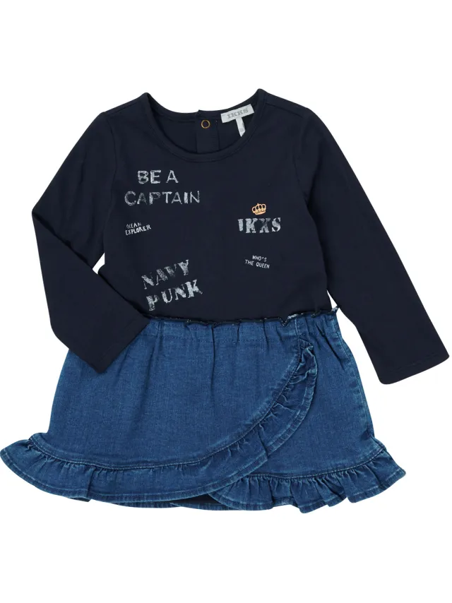 Ikks Korte Jurk Ikks XV30030 Blauw