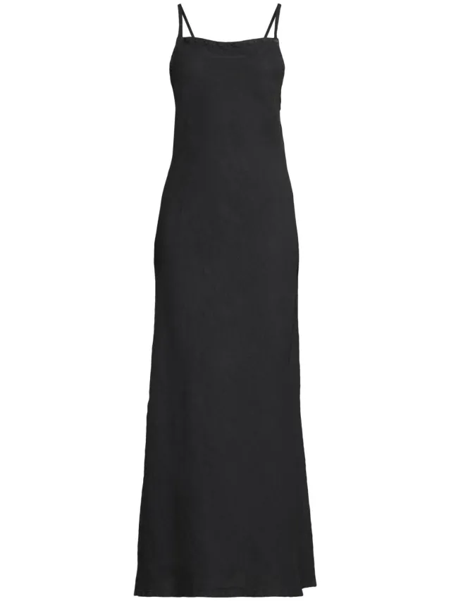 Lois linnen maxi jurk donkerblauw