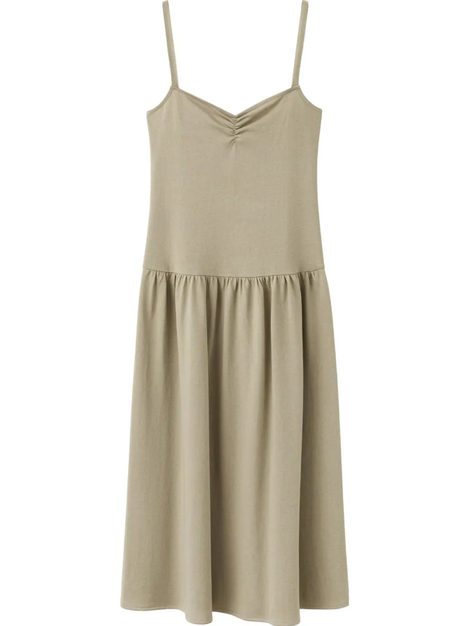 Mango midi jurk - kaki, foto 2