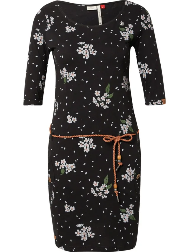 Ragwear jurk tanya Zwart-M (38)