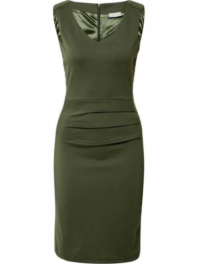 Kaffe Sara dress Dames Jurk old green