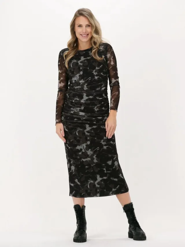 Catwalk Junkie Dr Shadow Leaves Jurken Dames - Rok - Jurk - Groen Grun