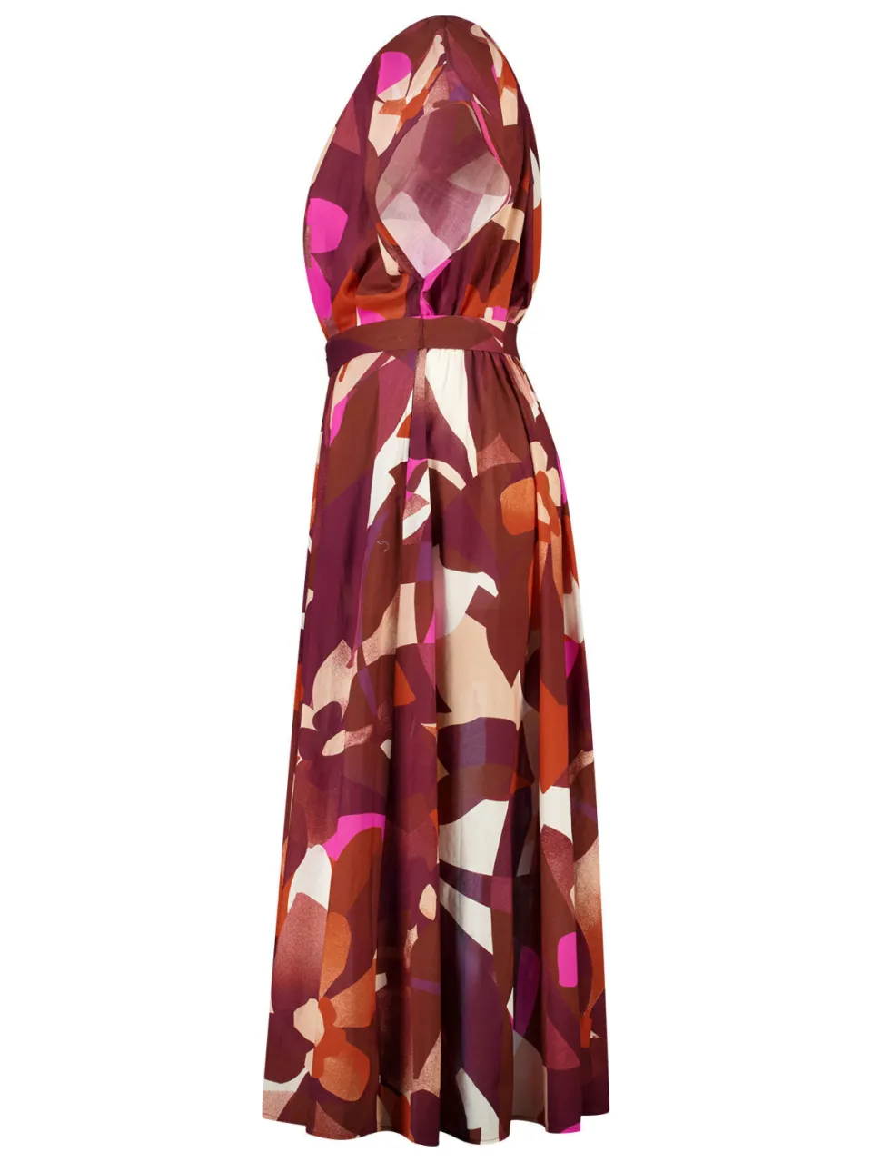 MS Mode jurk met ceintuur, Plus Size en print - meerkleurig multi orange, foto 5