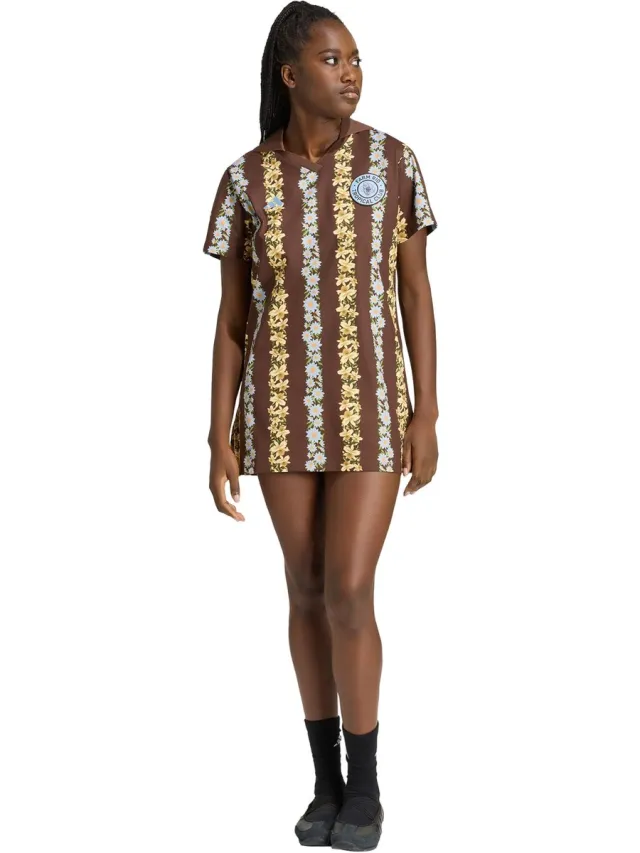 Adidas Sportswear Adidas X Farm Rio Jurk - Dames - Bruin