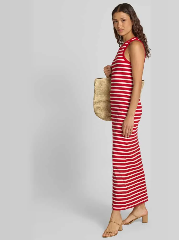 Tommy Hilfiger maxi-jurk zonder mouwen rood, foto 3