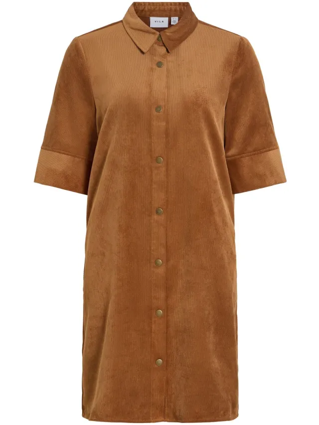 Vila VICOURDIE 2/4 DRESS - Dames - Mini jurken Nuthatch