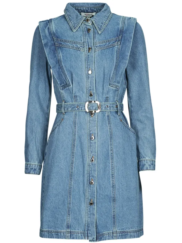 Morgan Korte Jurk Morgan RICOLI Blauw