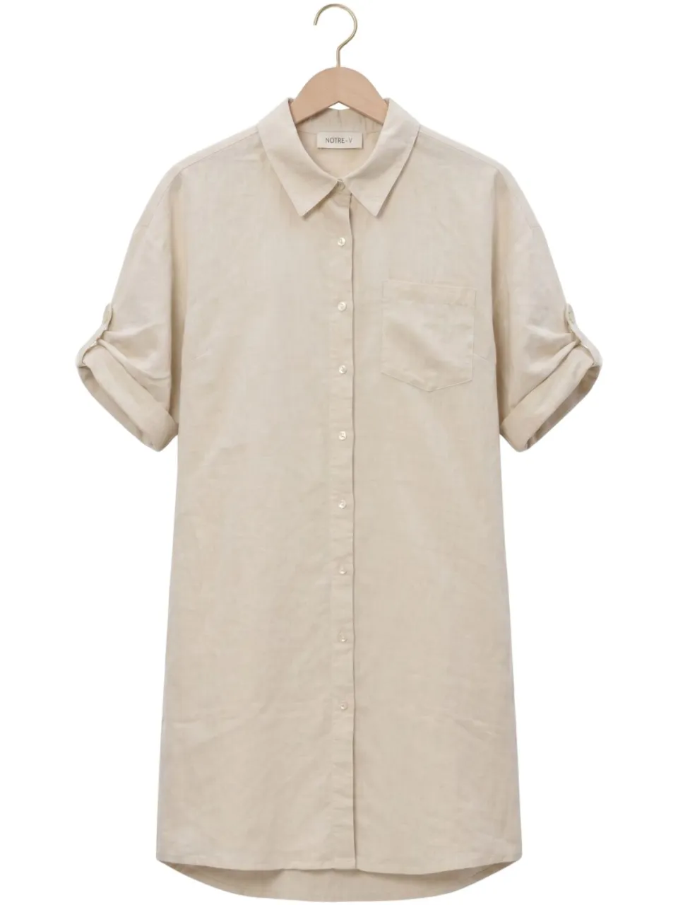 Notre-V Dames Jurken Nv-henline - Beige, foto 2