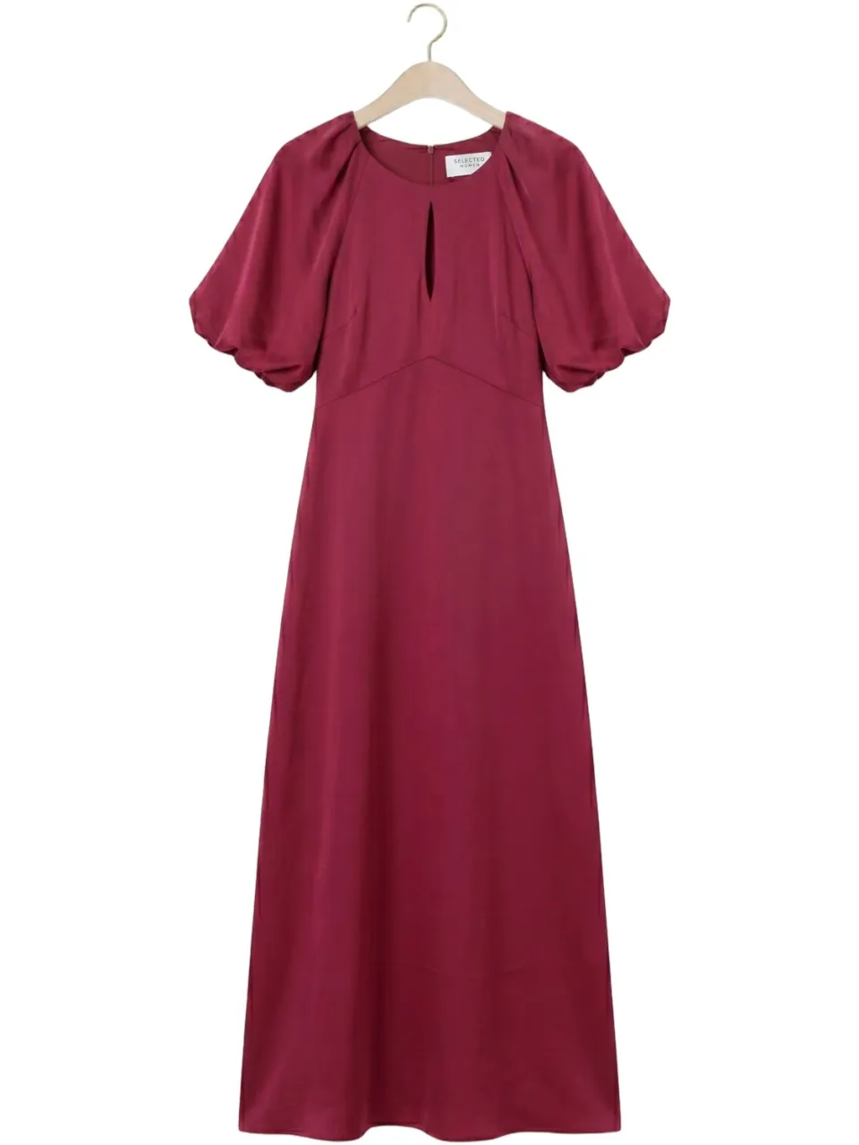SELECTED WOMEN Dames Jurken Slflaurina Regular 2/4 Ankle Dress - Bordeaux, foto 2
