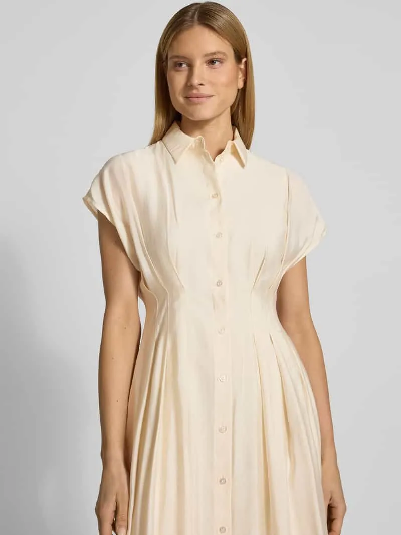 Jake*s Collection overhemdjurk met Knoopsluiting beige, foto 5