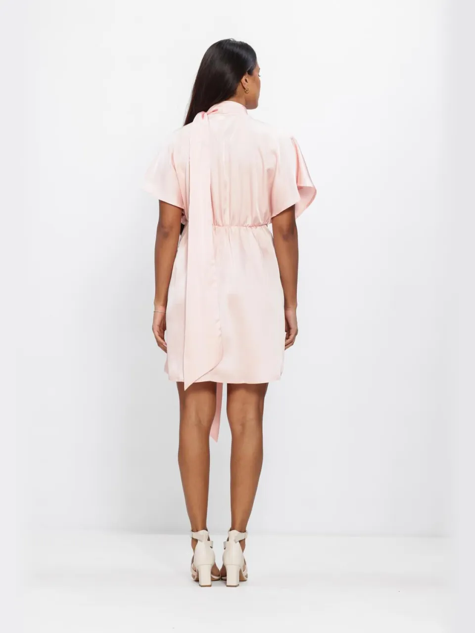 Y.A.S. YAS Dames Jurken Yasannalina Ss Dress S. - Lichtroze, foto 3