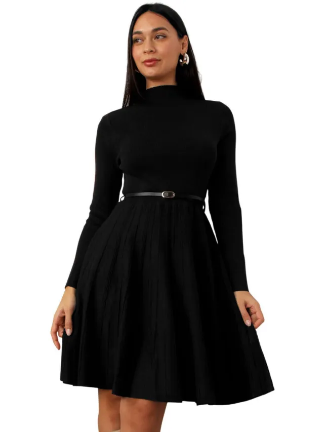 La Modeuse Jurk La Modeuse 77293_P183149 Zwart