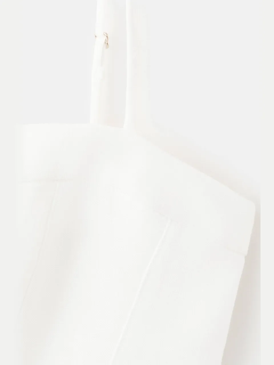 Mango mini jurk met linnen - wit, foto 6
