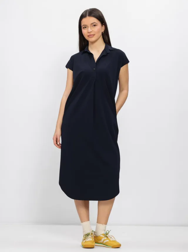 Penn & Ink Dames Jurken Dress - Donkerblauw