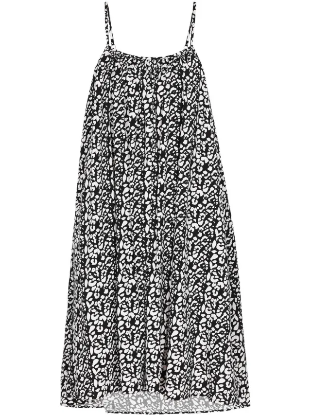 aleida Dress BLACK WHITE