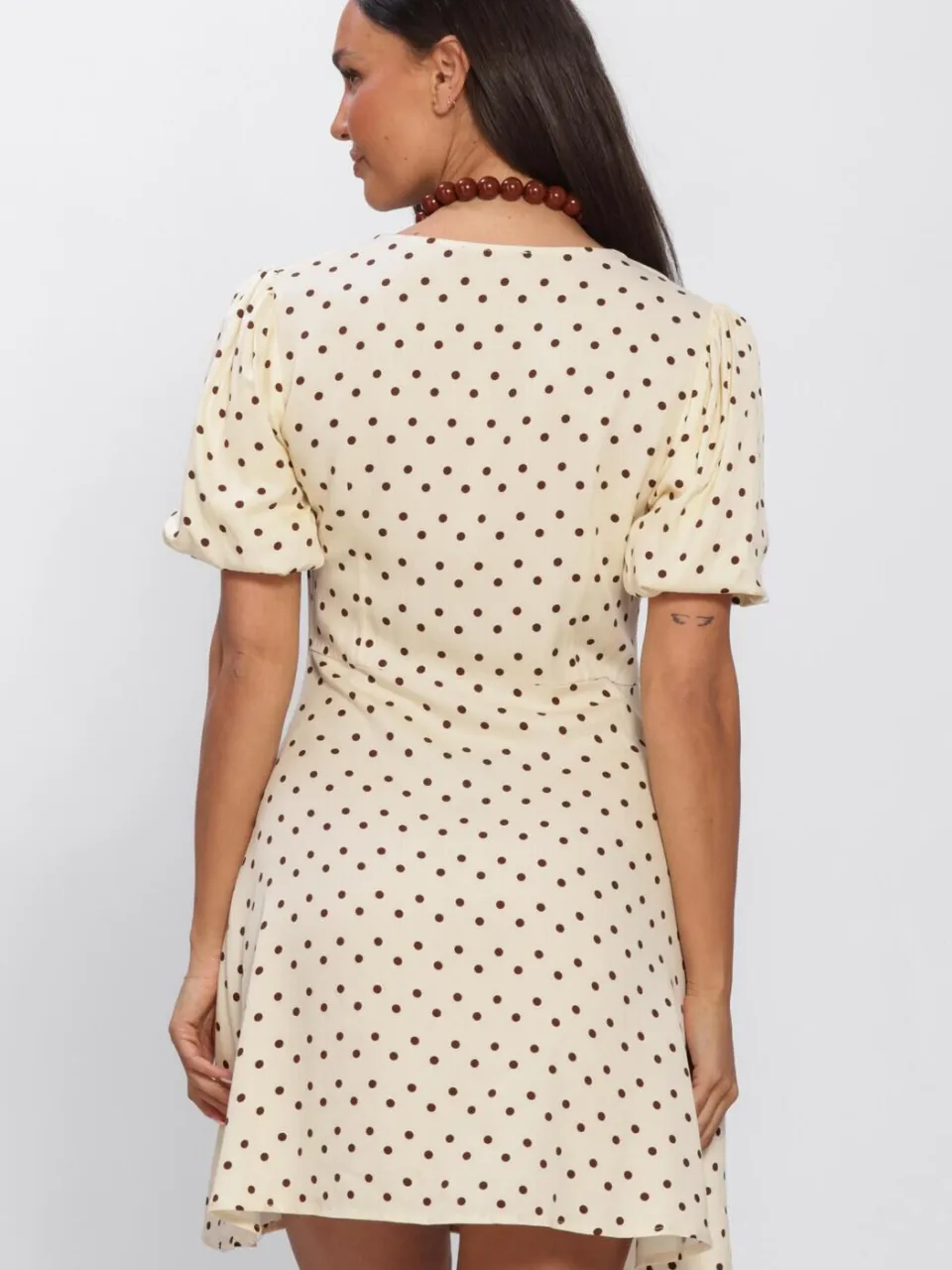 Ydence Dames Jurken Dress Amaya - Ecru, foto 3