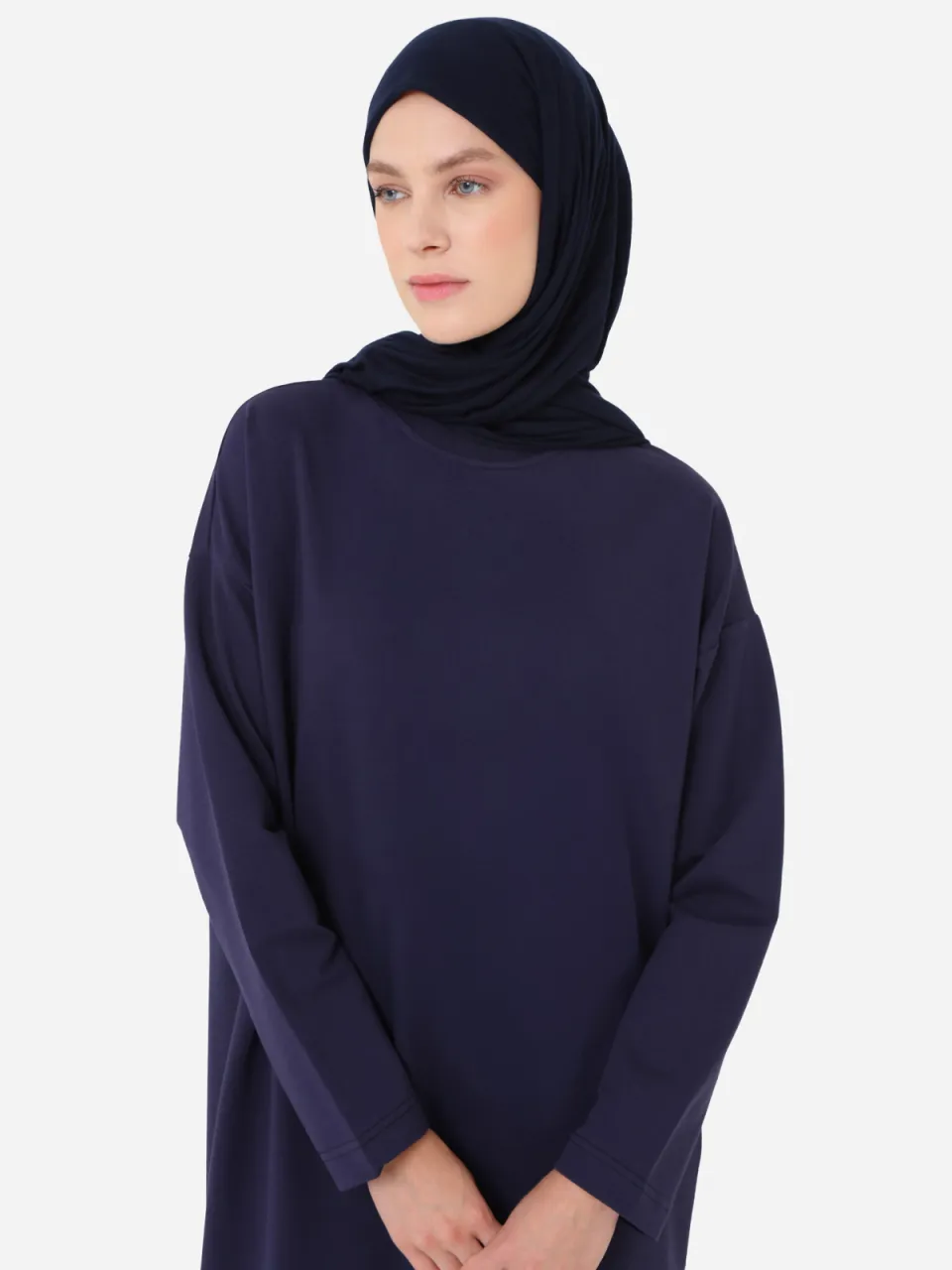 Modest Dress Benin marineblauw, foto 2
