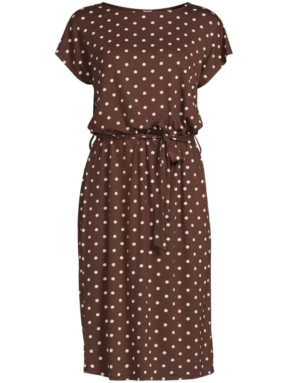 BEACHWAVE jurk donkerbruin, foto 2