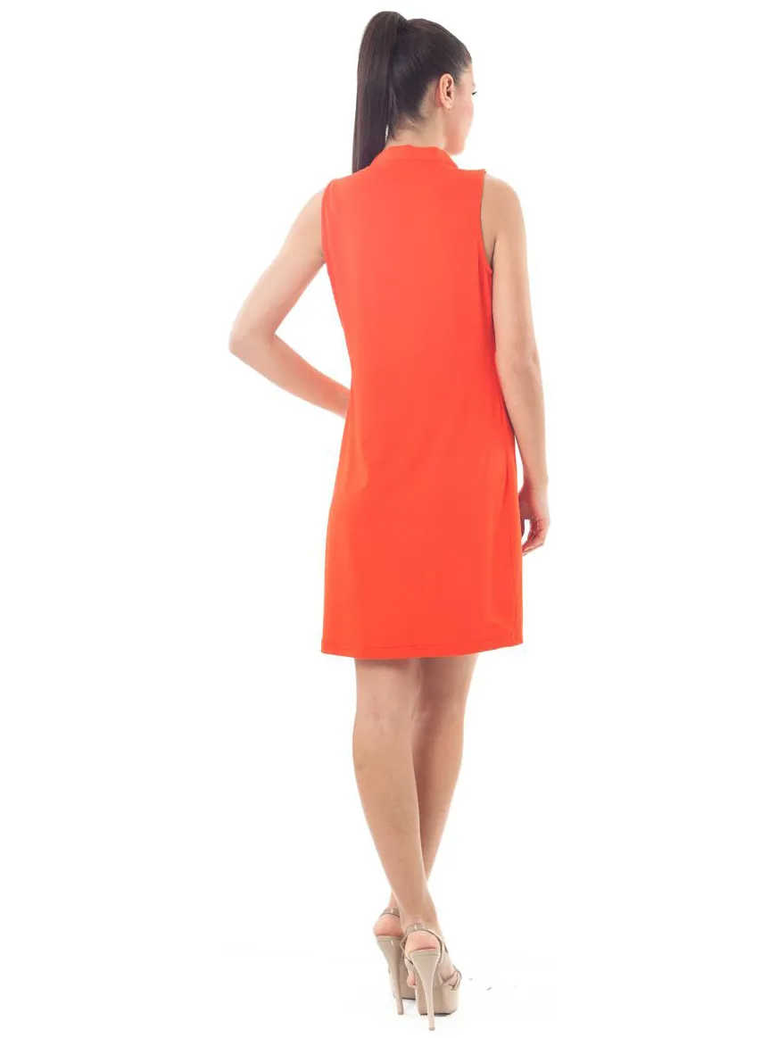 Conquista Mouwloze Jurk oranje, foto 2