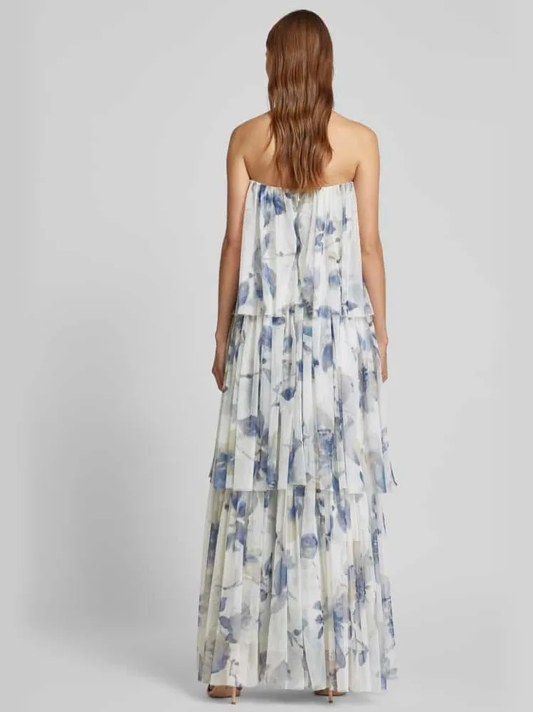 Lace & Beads Avondjurk in laagjeslook wit, foto 3
