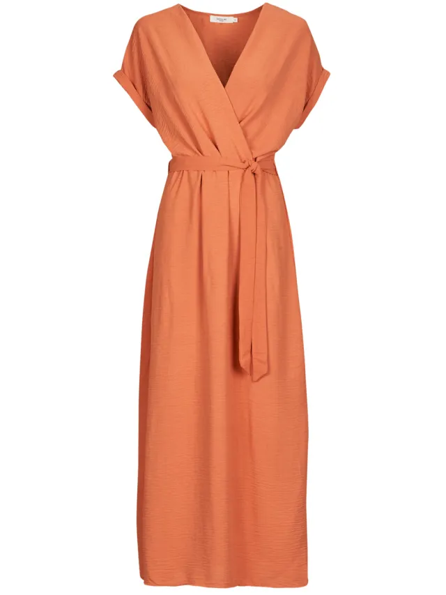 Deeluxe Lange Jurk Deeluxe TEYSSA Oranje