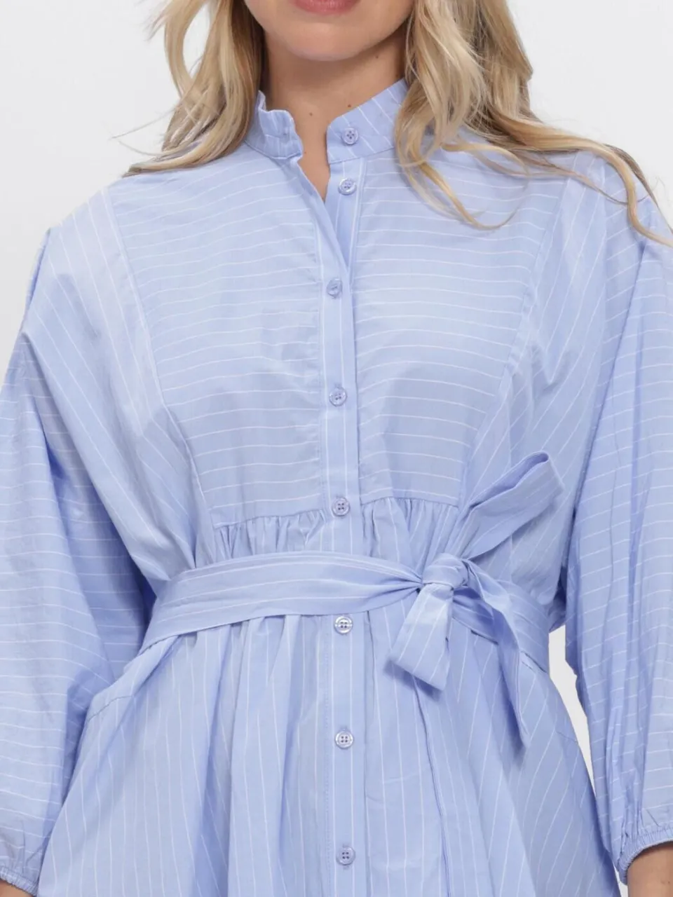 MINUS Dames Jurken Msrikke Dress - Lichtblauw, foto 4