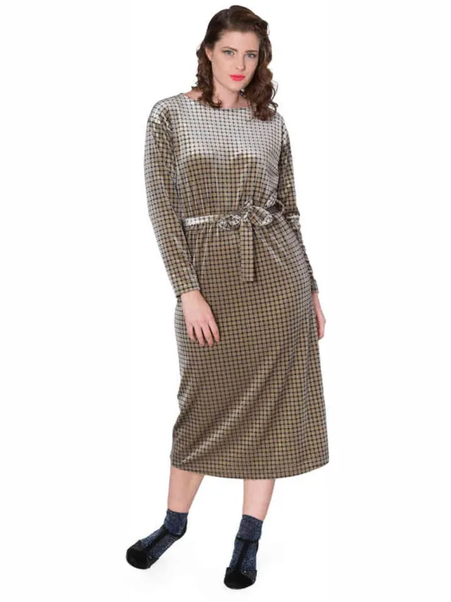 Dancing Days GLAM Lange jurk - S - Zilverkleurig
