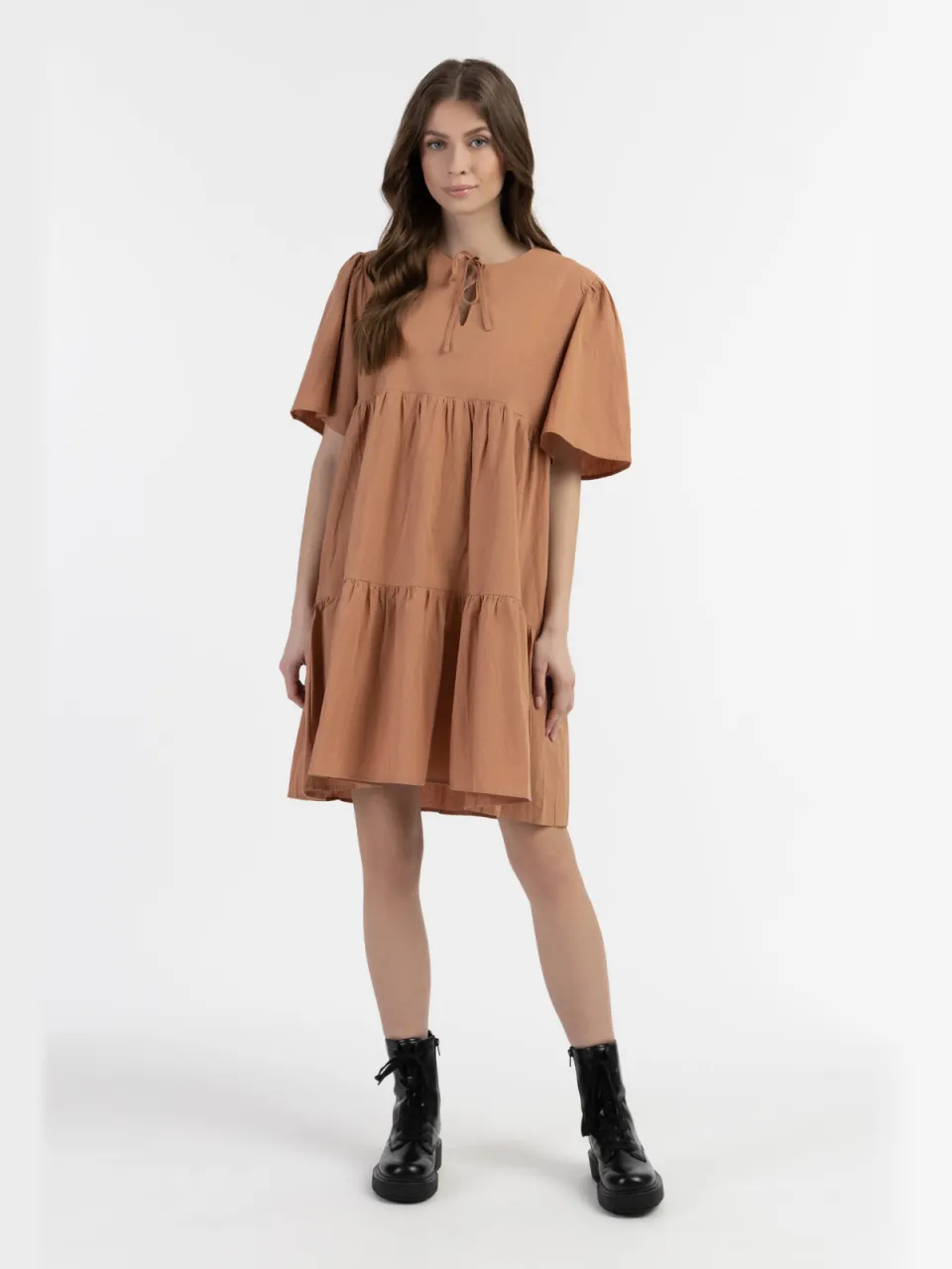 dreimaster Jurk Dames lichte roest