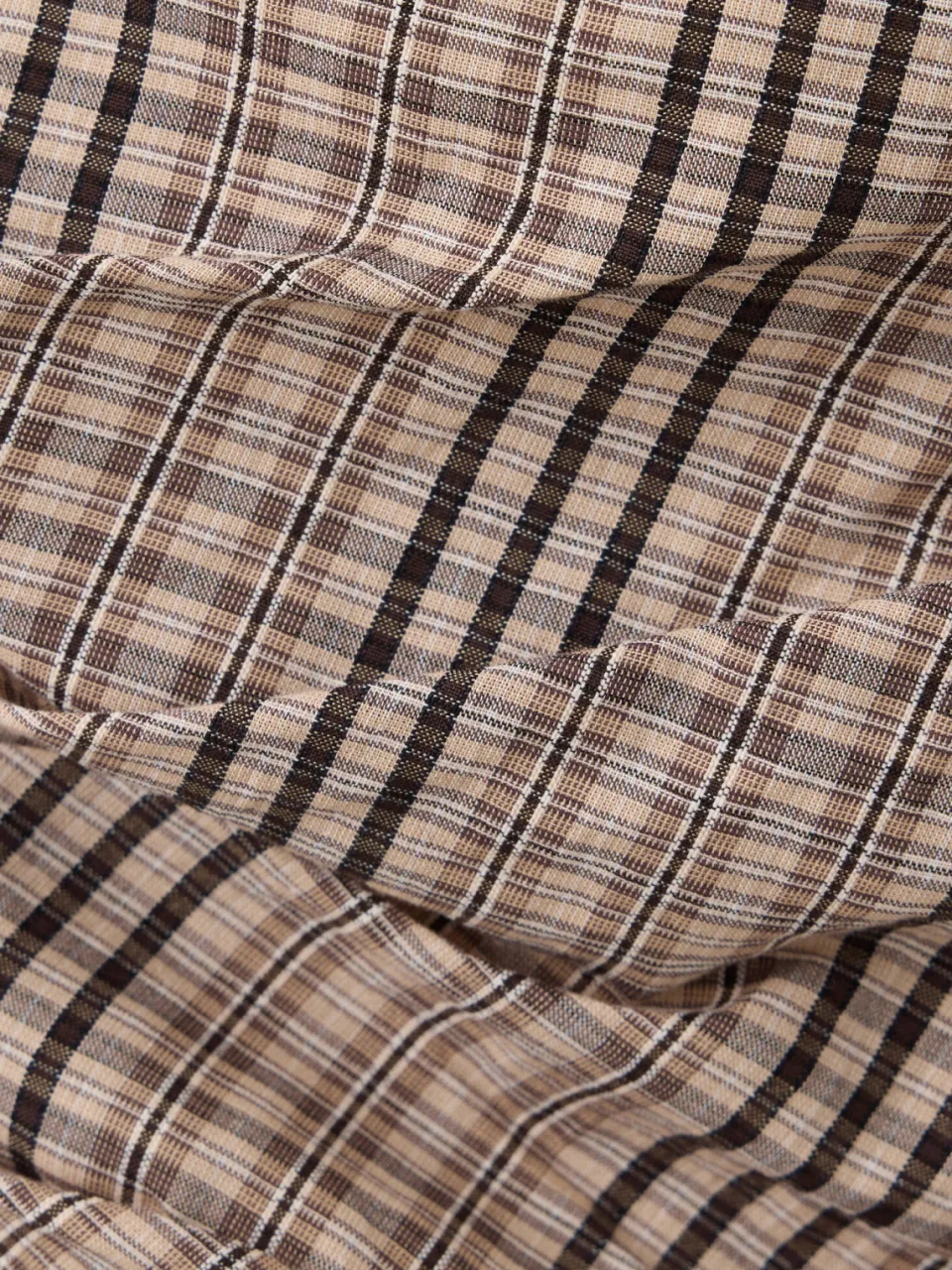 Mango geruite korte zomerjurk - beige, foto 6