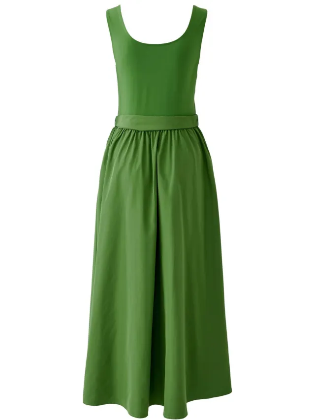 Miss Lagotte midi jurk groen