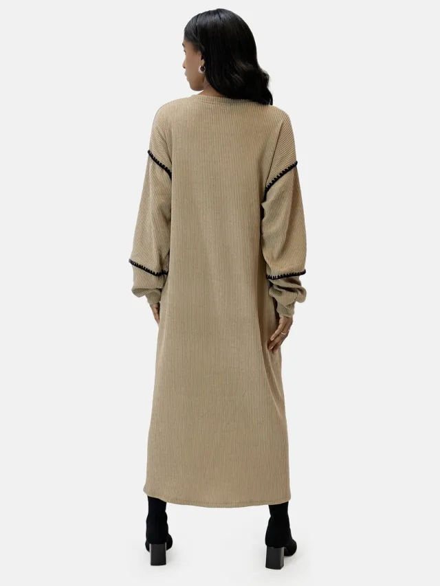 Elara Maxikleid Beige