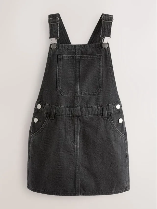 Next Meisjes - Denim overgooier - Zwart Black