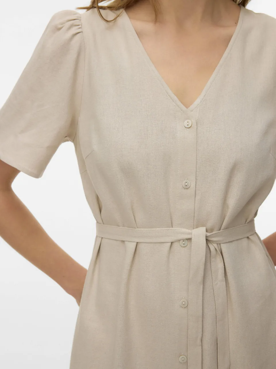 Vero Moda mini jurk beige, foto 5