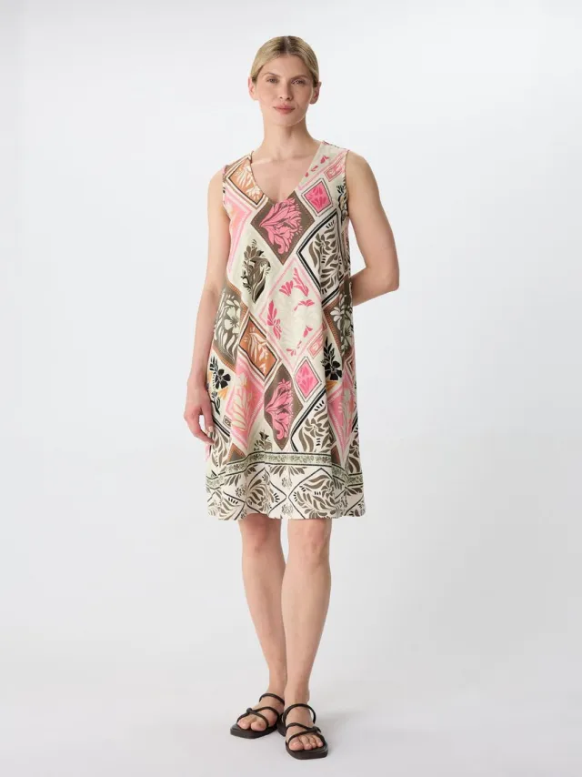 Comma Kleid roze