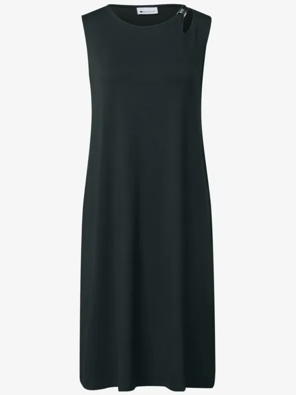 Street One Knielange jurk met gespdetail groen, foto 3