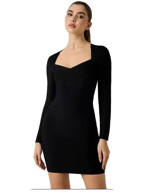 Guess Jurk Guess W6BK84 Z1787-JBLK Zwart