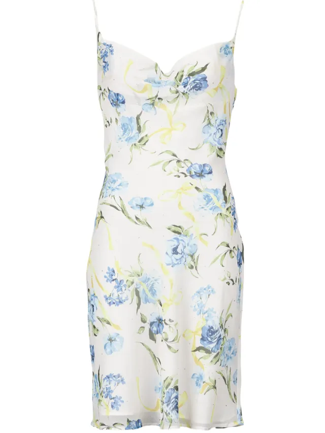 Guess Korte Jurk Guess SL LINDA MINI SLIP DRESS Multicolour