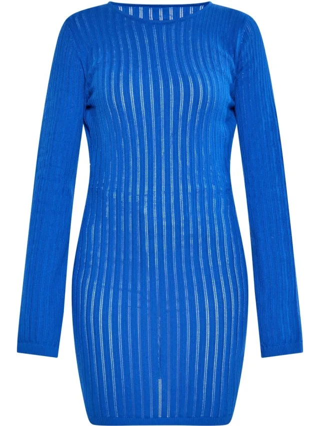 IZIA Jurk kobalt blauw