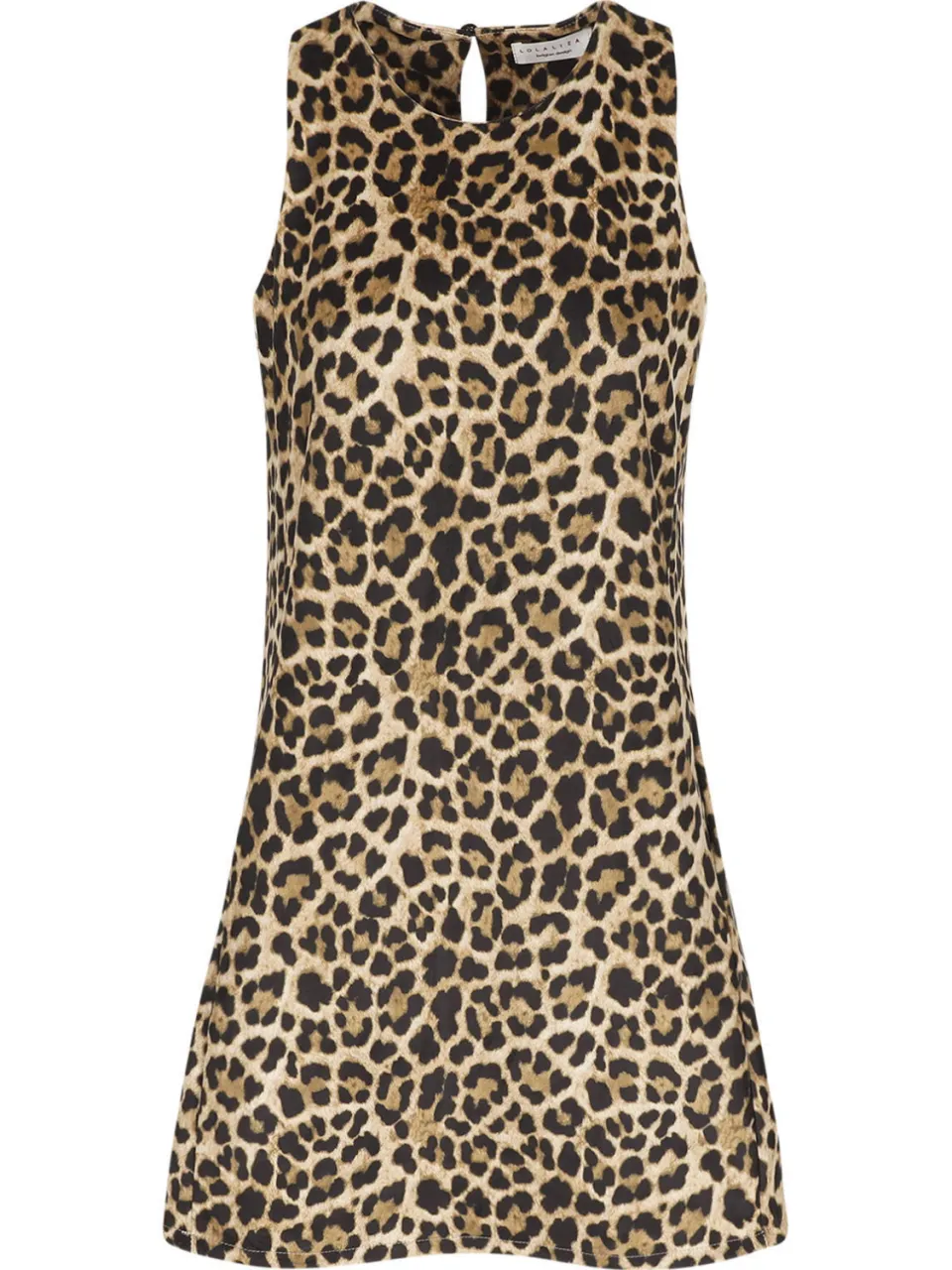 LOLALIZA korte jurk met panterprint - beige/bruin, foto 2
