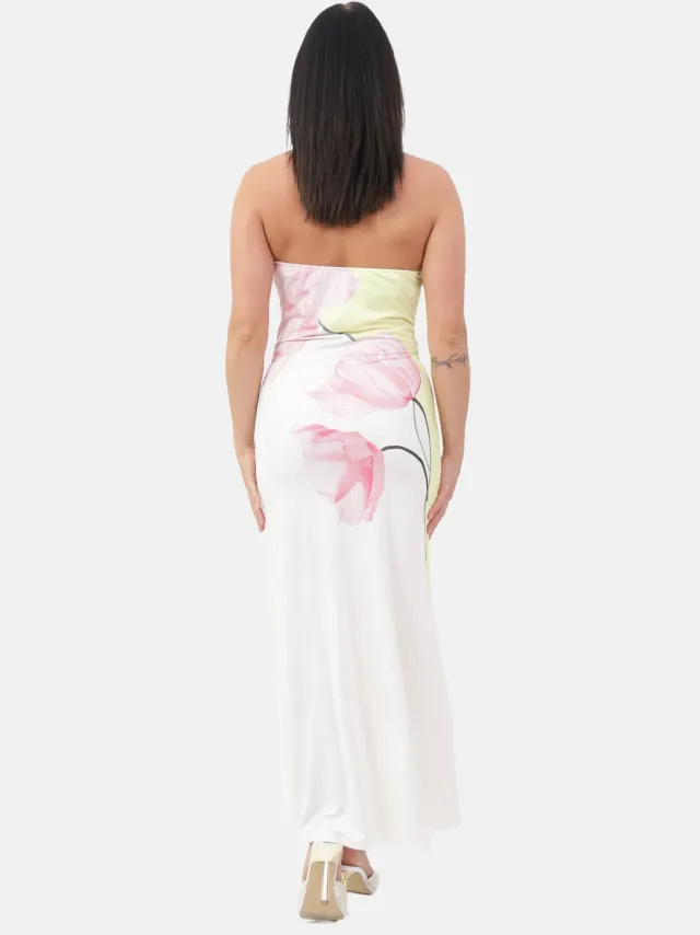 Elara Maxikleid Gelb