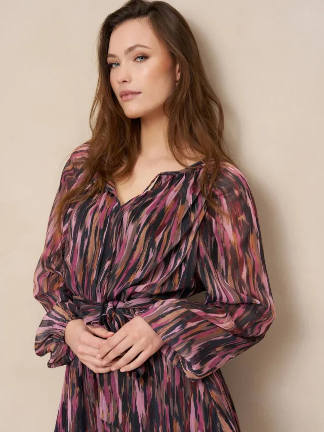 Lofty Manner korte jurk met glitters en print - meerkleurig multi, foto 5