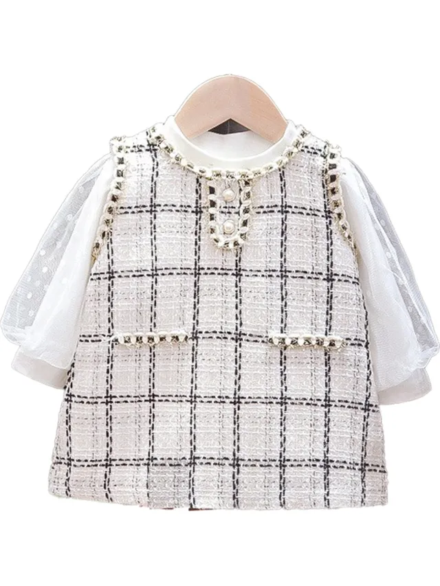 Baby Garden baby jurkje classic chique - wit