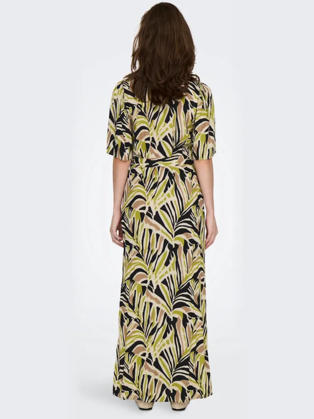 JDY JDYNILE LIFE 2/4 MAXI SHIRT DRESS WVN - Dames - Maxi jurken Black