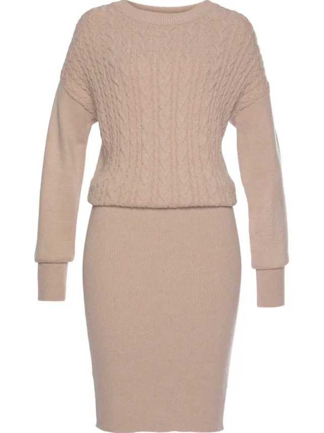 Tricotjurk beige, foto 2