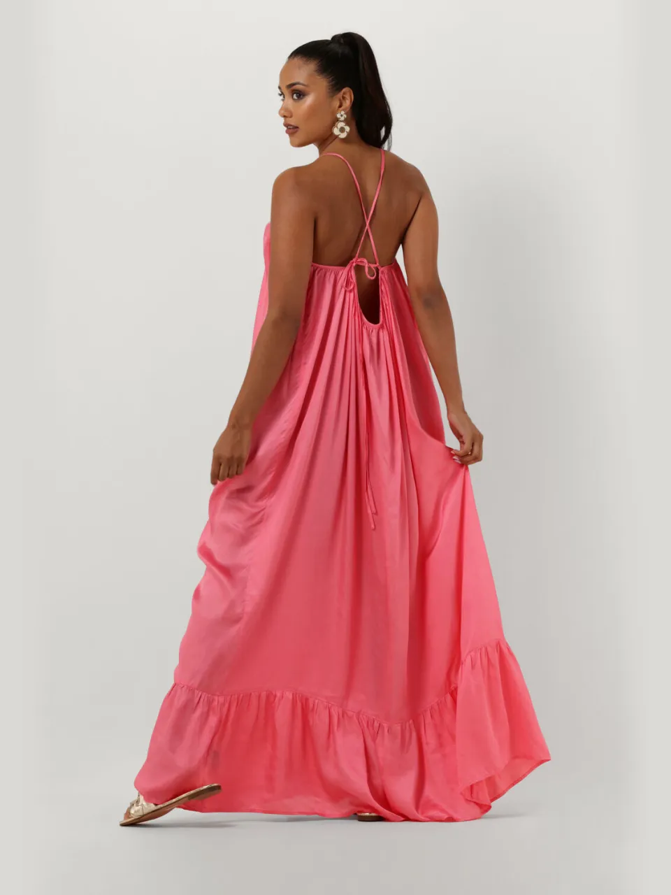 Notre-V Dames Jurken X Florine - Es Cubells Dress - Roze, foto 3