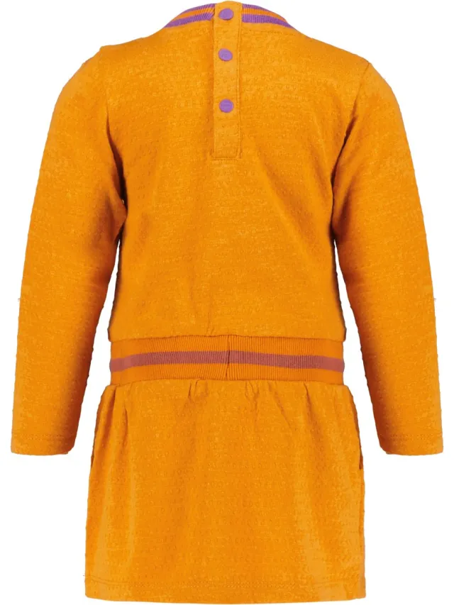 4President Meisjes jurk - Peach Caramel - Meisjes jurken