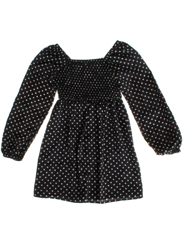 Gap jurk met lange mouwen zwart