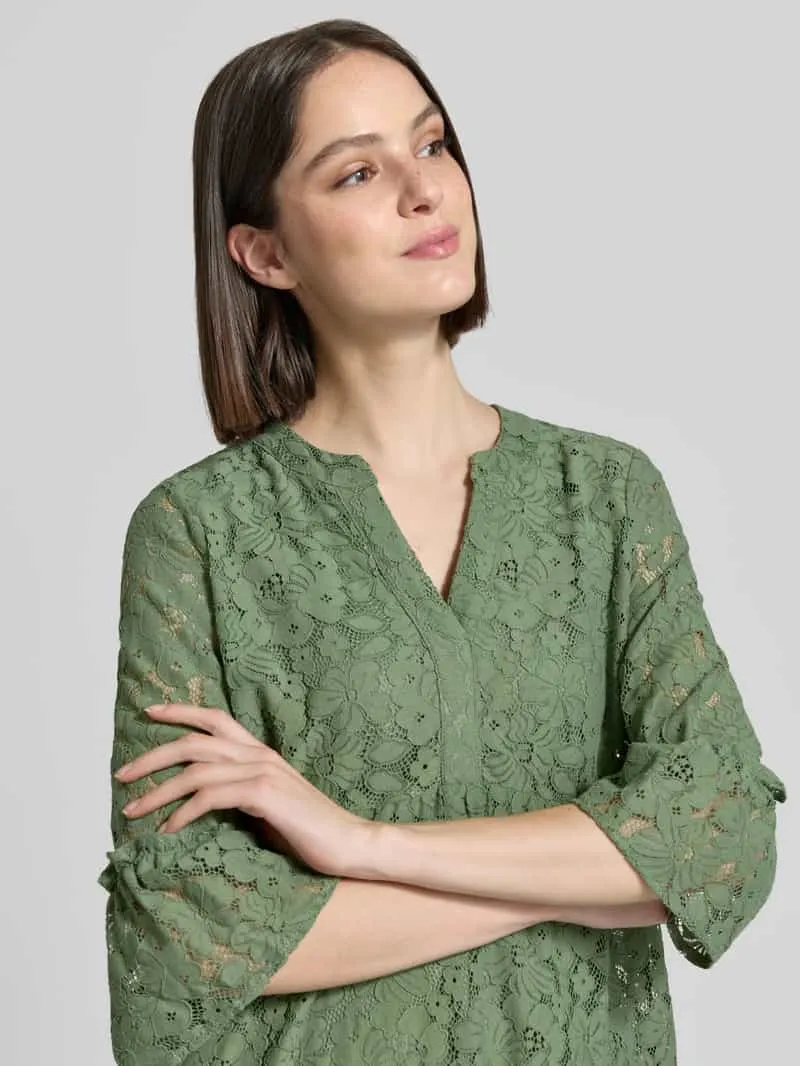 Vero Moda VMHONEY kanten jurk groen, foto 8
