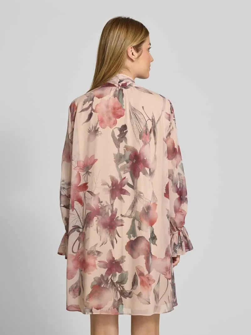 V by Vera Mont Cocktailjurk met strik roze, foto 4