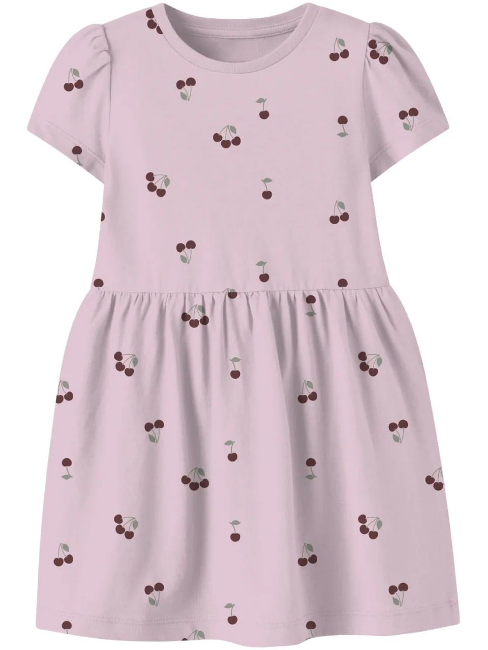 NAME IT MINI midi jurk lichtroze/felroze set van 2, foto 4